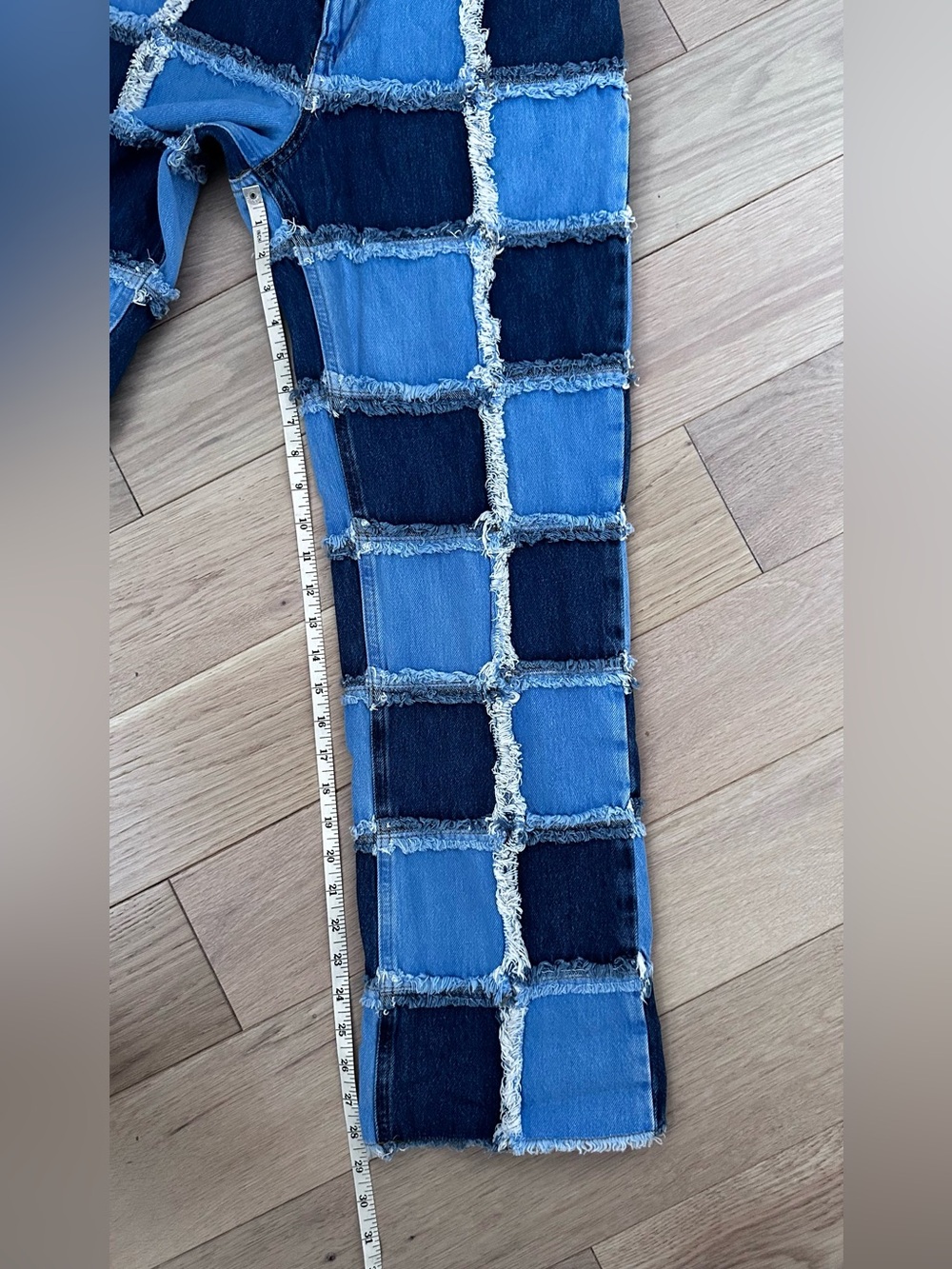 Patchwork Ragged jeans - Picture 8 of 16